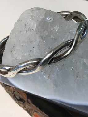 Sterling Braided Cuff